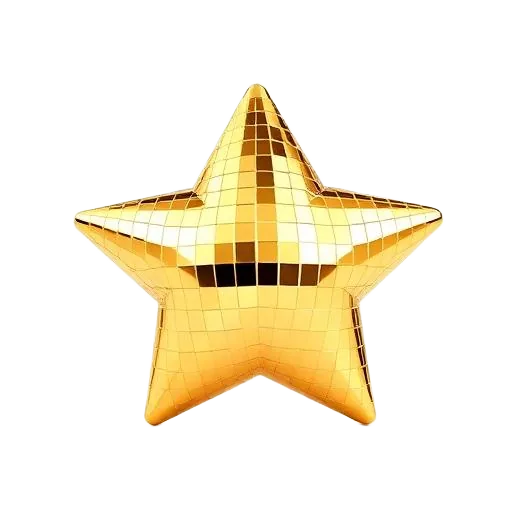 Golden sparkle star accent, bilingual master of ceremonies and motivational speaker, Toronto, Persian-Canadian