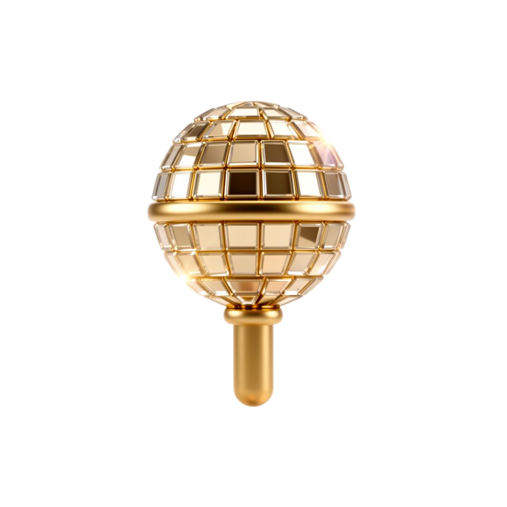 3D clip art icon for Thematic Master of Ceremonies by Ghazaleh Ghasemi — bilingual Persian-Canadian master of ceremonies, motivational speaker, and event producer in Toronto
