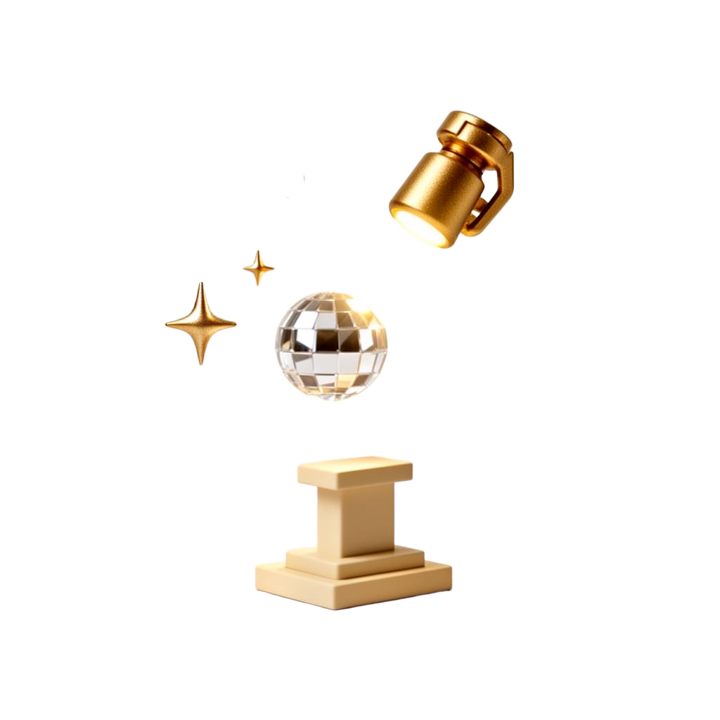 3D clip art icon for Empowerment & Motivational Speaking by Ghazaleh Ghasemi — bilingual Persian-Canadian master of ceremonies, motivational speaker, and event producer in Toronto